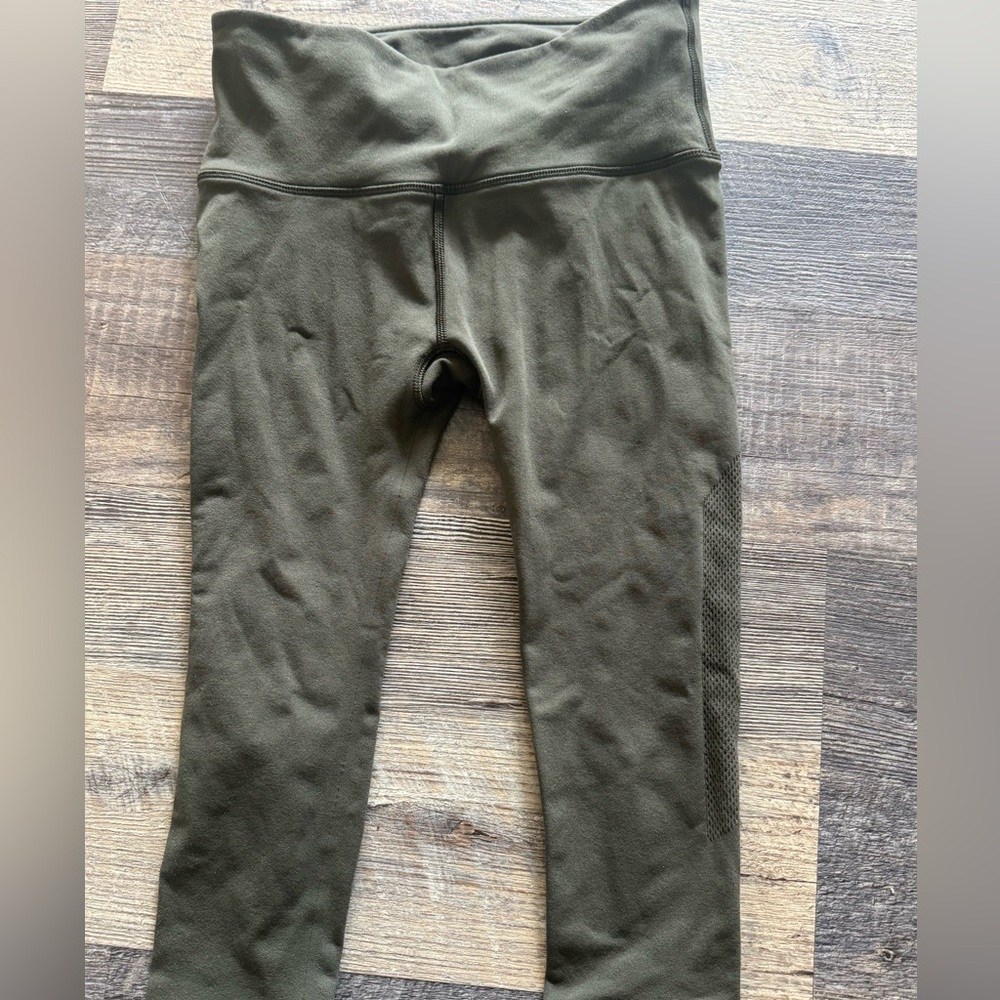 lululemon athletica Olive Green High-Rise Leggings